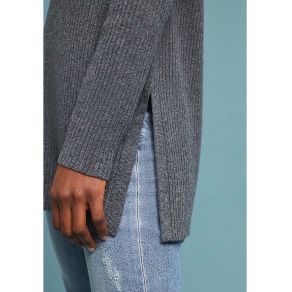 EUC Anthropologie ett:twa Amrita Ribbed Sweater Tunic - Picture 3 of 4